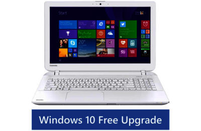 Toshiba L50 15.6' Inch CI3 4GB 1TB Laptop - White